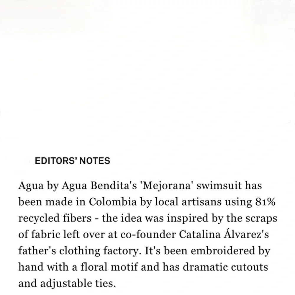 Agua by Agua Bendita Majorana Hand Embroidered Swimsuit size US8 and Pareo OS - Picture 12 of 14